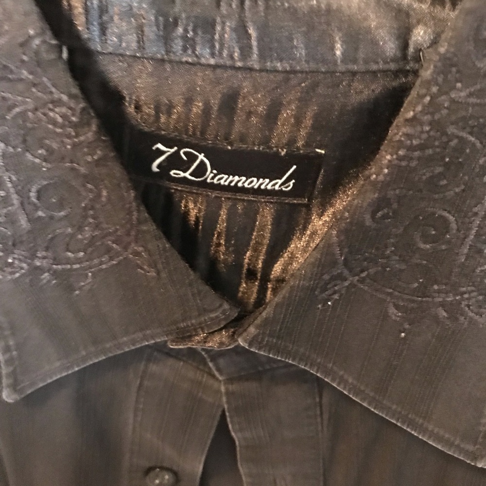 7 Diamonds Men’s Dress Shirt - Picture 3 of 3